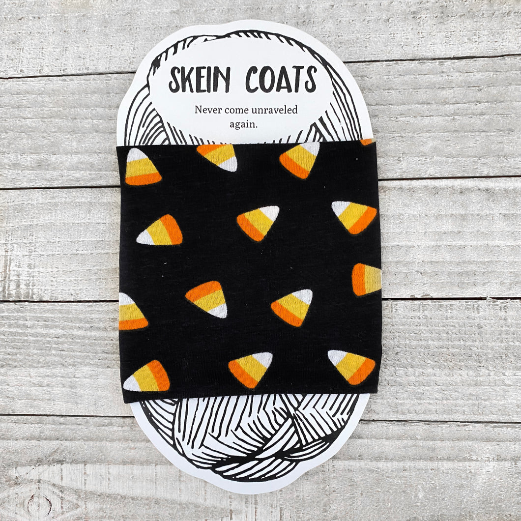 Halloween Candy Corn Skein Coat