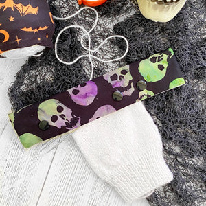 Halloween Watercolor Skull DPN Holder