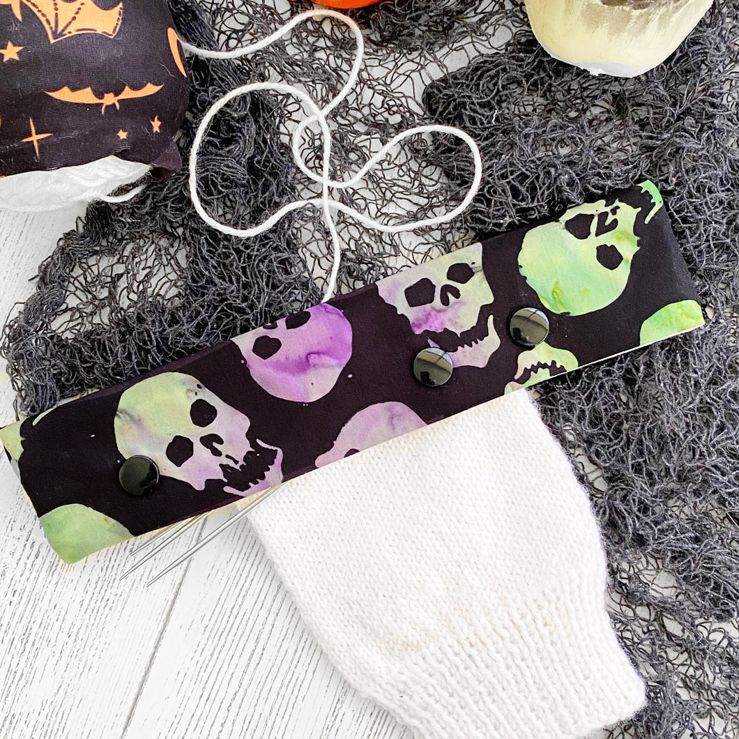 Halloween Watercolor Skull DPN Holder