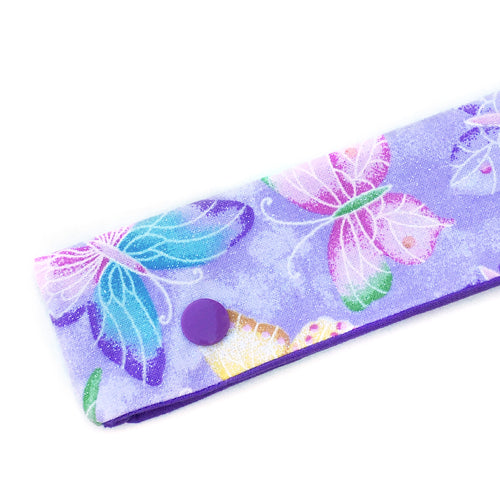 Purple Butterflies DPN Holder or Cozie - Precious Knits Shop